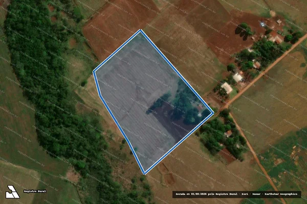 Imagem de satélite de Projeto de Assentamento Itamarati I ? CUT - Lote 267 ? Grupo Amambai em Ponta Porã - MS