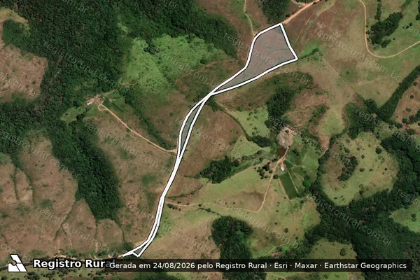Imagem de satélite de FAZENDA JOSE RIBEIRO(MORRO DA TELHA) - 03 em Barbacena - MG