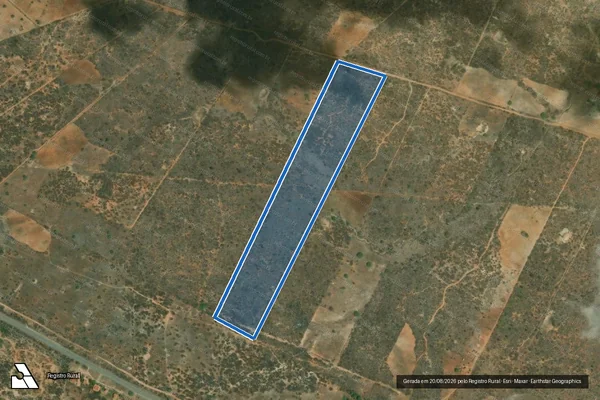 Imagem de satélite de PROJETO DE ASSENTAMENTO SANTA RITA ? Lote 06 - Parte 1 em Santa Cruz - RN