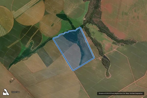 Imagem de satélite de FAZENDA ESTREITO E PONTE DE PEDRAS - 001 em Montividiu - GO