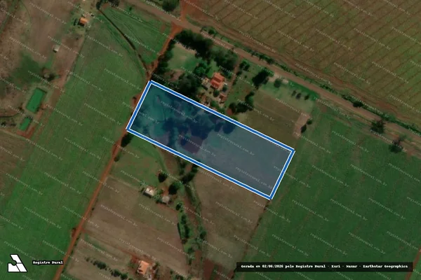 Imagem de satélite de Parte do Lote 14 da Quadra 46 do N.C.D. - Parcela 1 em Douradina - MS