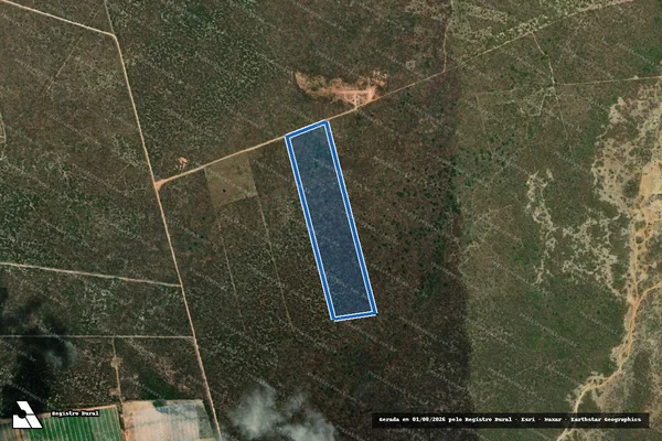 Imagem de satélite de PROJETO DE ASSENTAMENTO ALTO DA FELICIDADE ? LOTE 158 - Parte 1 em Afonso Bezerra - RN