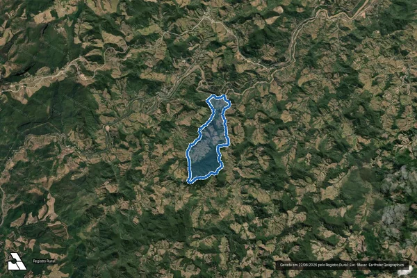 Imagem de satélite de FAZENDA CHAVASCA - Parte 1 em Antônio Dias - MG