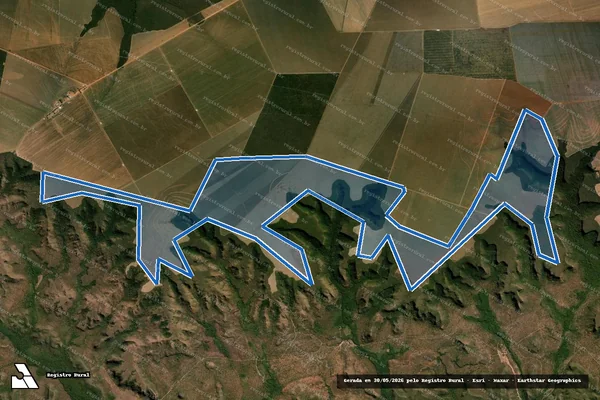 Imagem de satélite de FAZENDA SANDRA I E OUTRAS - Parte 1 em Alto Parnaíba - MA