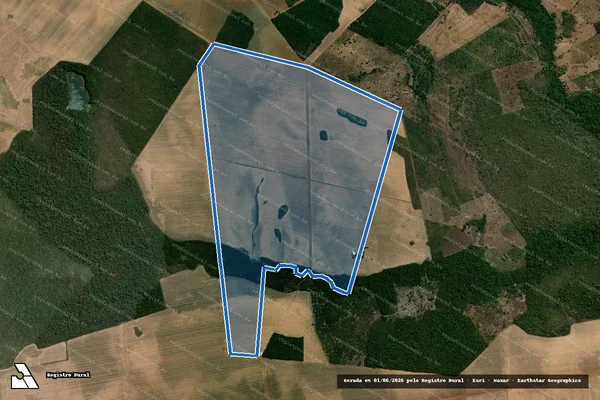 Imagem de satélite de FAZENDA MAROCA - Parte 1 em Caseara - TO