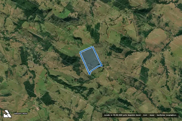 Imagem de satélite de FAZENDA SANTA LUZIA - Perímetro 1 em Jacarezinho - PR