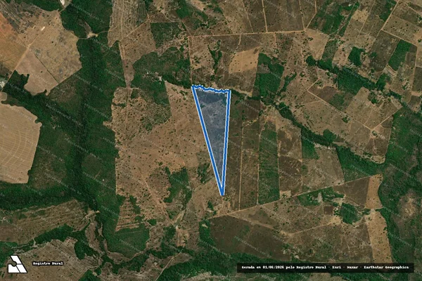 Imagem de satélite de LOTE 46, PA COBERTÃO - LOTE 46, PA COBERTÃO em Figueirópolis - TO