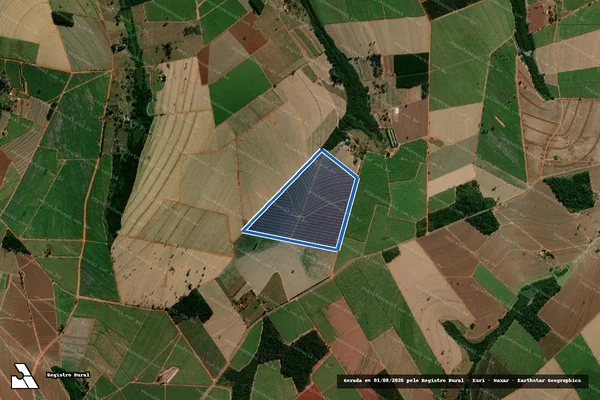 Imagem de satélite de Fazenda Santa Ana - Parcela 1 em Tabatinga - SP