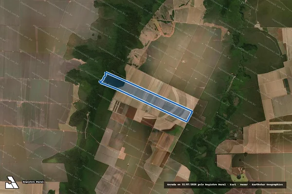 Imagem de satélite de Fazenda São Lourenço I - Faz. São Lourenço I em Sapezal - MT