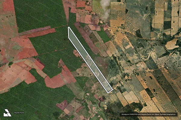 Imagem de satélite de LUGAR DENOMINADO TAMBORIL DA GAZ. TAMBORIL - Parte 4 em São José do Belmonte - PE