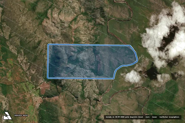 Imagem de satélite de FAZENDA CANGALHA - PARTE - 001 em Nova Roma - GO