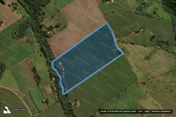 Imagem de satélite de Lote 487 ? PA 8 de Abril - Lote 487 em Jardim Alegre - PR
