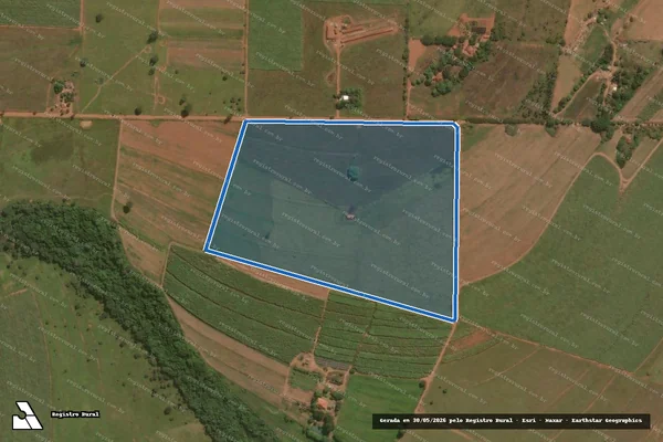 Imagem de satélite de Assentamento Estadual Monte Alegre Gleba 01 PA0014S03Q00L009 -  Lote 009 em Araraquara - SP