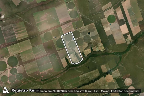 Imagem de satélite de FAZENDA NOSSA SENHORA DE FÁTIMA V - 001 em São Desidério - BA
