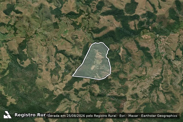 Imagem de satélite de Fazenda Santa Maria - Parte 1 em Silveiras - SP