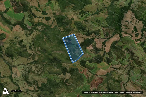 Imagem de satélite de Fazenda Coração de Ouro - Parte 1 em Dois Irmãos do Buriti - MS