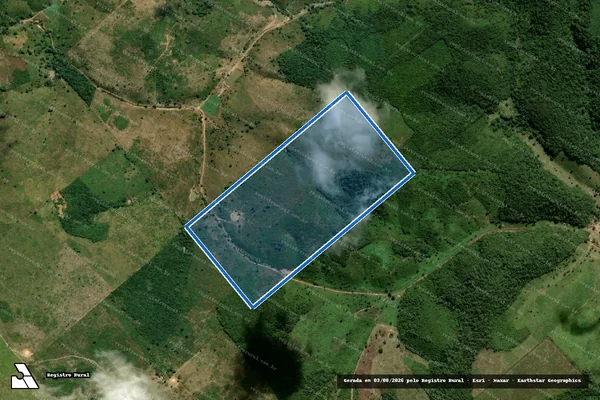 Imagem de satélite de LOTE 20 DA GLEBA 40 - Parcela 1 em São Raimundo do Doca Bezerra - MA