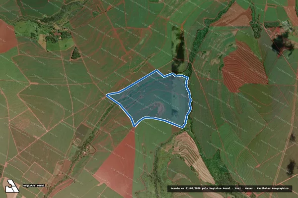 Imagem de satélite de São Salvador da Barra do Corguinho - Parte 2 em Santa Lúcia - SP