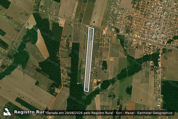 Imagem de satélite de SÍTIO ESPLENDOR - LOTE 25-R - em São Miguel do Guaporé - RO