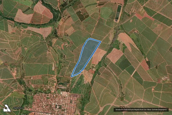 Imagem de satélite de FAZENDA SALAMANCA - Parte 1 em Ariranha - SP