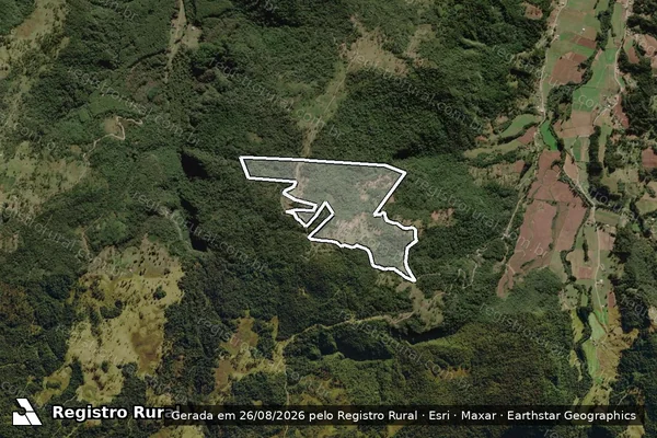 Imagem de satélite de Fazenda Nova - Parte 1 em Urubici - SC