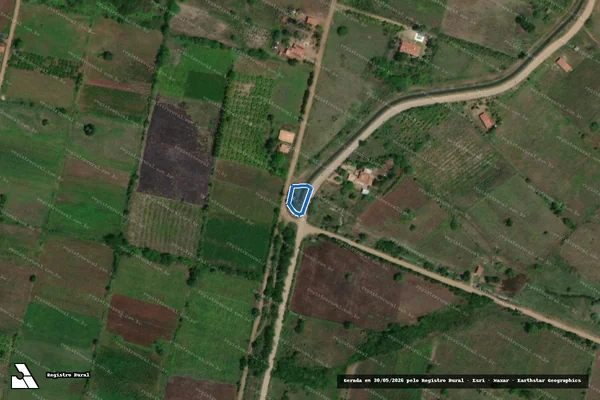 Imagem de satélite de P.A. COMPLEXO JACARÉ CURITUBA  - CANAL em Poço Redondo - SE