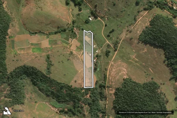 Imagem de satélite de FAZENDA SANT?ANA - GLEBA 2 em Ubá - MG