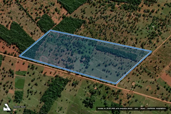 Imagem de satélite de P.A. MONJOLINHO - Lote 266 em Anastácio - MS