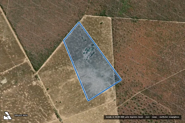 Imagem de satélite de FAZENDA PRIMAVERA - LOTE 28 em Santa Rita de Cássia - BA