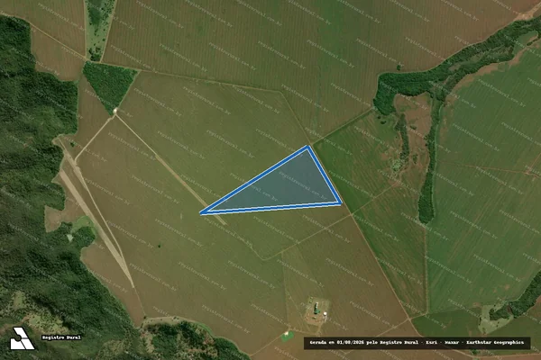 Imagem de satélite de FAZENDA FORTALEZA - PARTE 01 em Quirinópolis - GO
