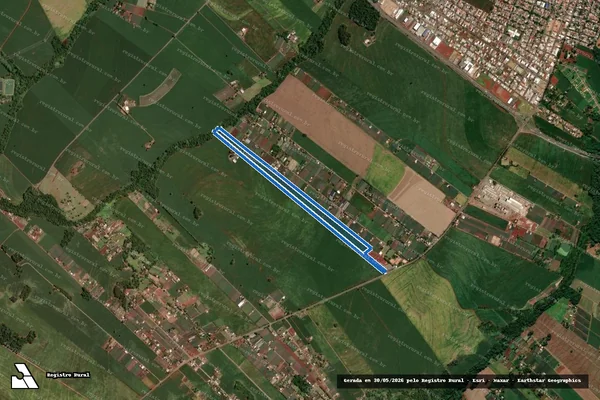 Imagem de satélite de GLEBA RIBEIRAO AQUIDABAN - LOTE 135-B-I - Parte 1 em Marialva - PR