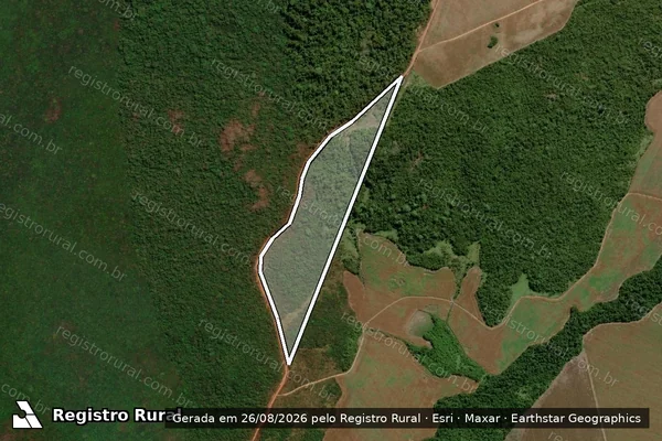 Imagem de satélite de Fazenda Santo Antonio