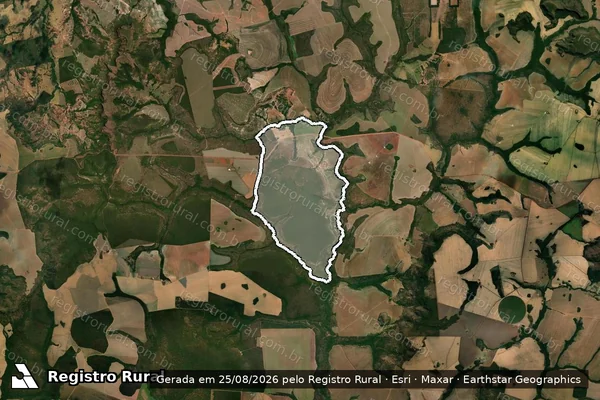 Imagem de satélite de Fazenda Jaguanez ? Gleba D - Parte 1 em Paraúna - GO