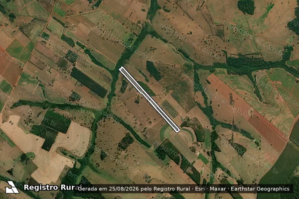 Imagem de satélite de Sítio Alegre - Parte 001 em Tanabi - SP