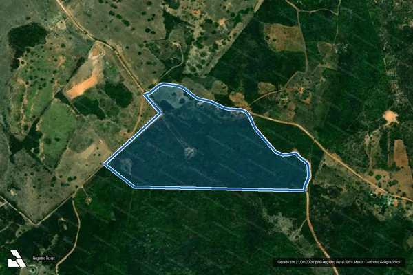 Imagem de satélite de LOTE 69 PA SITIO - LOTE 69 P.A SÍTIO GLEBA C em Dona Inês - PB