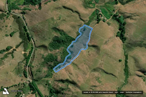 Imagem de satélite de Fazenda São José  - GLEBA B em Valença - RJ