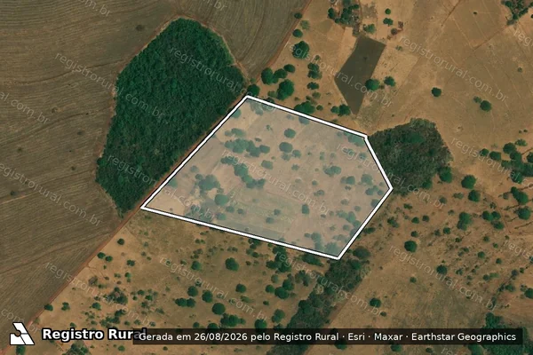 Imagem de satélite de LOTE 28 - Projeto de Assentamento Nova Piedade Barreiro - Parte 1 em Gurinhatã - MG