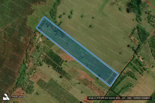 Imagem de satélite de LOTE RURAL Nº 478 - Parte 1 em Altônia - PR