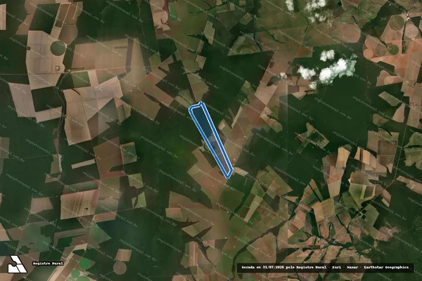 Imagem de satélite de FAZENDA LONDRINA I - Parte 1 em Nova Ubiratã - MT