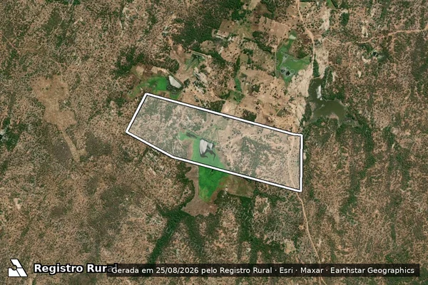 Imagem de satélite de SITIO LAGEDO ? LOTE 0107 - Parte 1 em Jaguaribe - CE