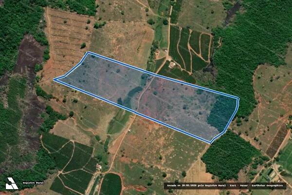 Imagem de satélite de FAZENDA MADDALON - GLEBA 01 em Aimorés - MG