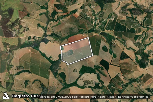 Imagem de satélite de Fazenda Campo Alegre - Parcela 01 em Boa Esperança - MG
