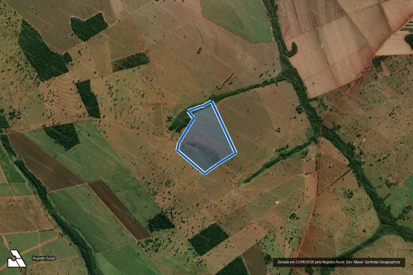 Imagem de satélite de Fazenda Tangará 7 - Parte 4 em São Francisco de Sales - MG