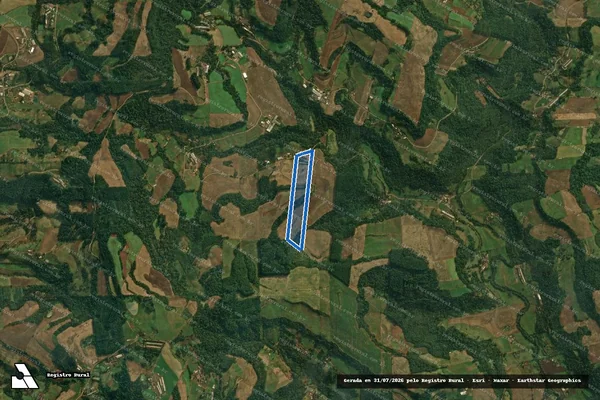 Imagem de satélite de Lote Colonial Nº 71 - . em Mondaí - SC