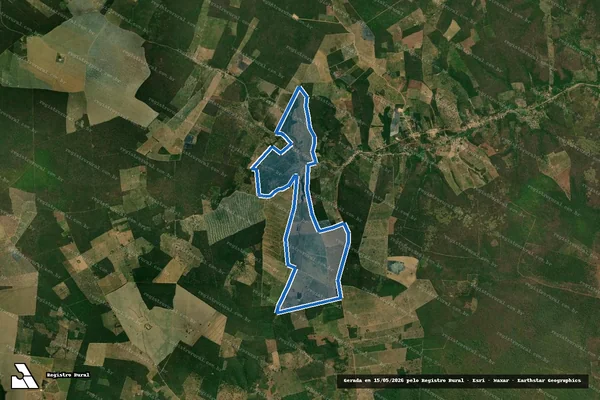 Imagem de satélite de Fazenda São Luis - Parcela 1 em Fortuna - MA