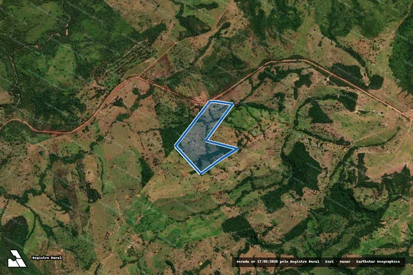 Imagem de satélite de FAZENDA SERTÃOZINHO - Parte 1 em Poxoréu - MT
