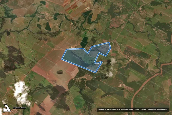 Imagem de satélite de Fazenda São José - Fazenda Raçador em Rondonópolis - MT
