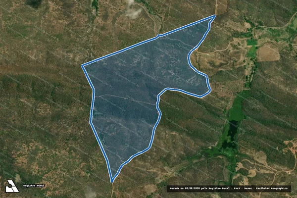 Imagem de satélite de SÍTIO CIPRIANO  - Parte 3 em Lavras da Mangabeira - CE