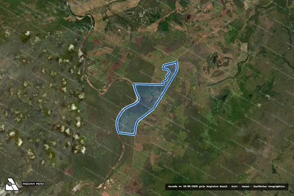 Imagem de satélite de PA CARACOL em Formoso do Araguaia - TO