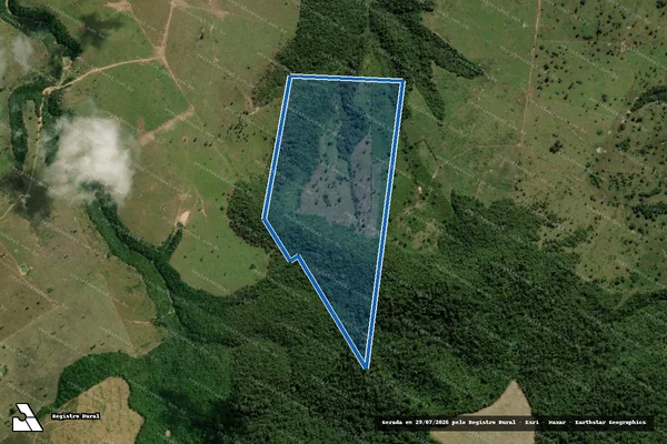 Imagem de satélite de FAZENDA ALVORADA - 01 em Cidelândia - MA